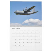 RNZAF - Calendrier de ZK-ARJ (milieu, mois de 2 (Mar 2027)