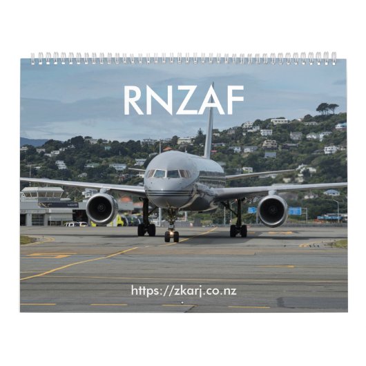 RNZAF - Calendrier (mois de grande, 2 pages) de (Protection)