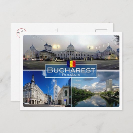 RO - Roemenië - Boekarest - Briefkaart (Voorkant / Achterkant)