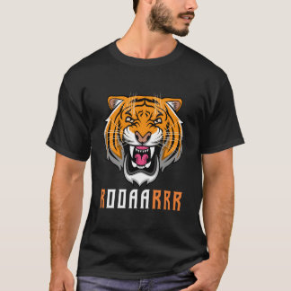 Roaaarrr Wildlife Dier Schattigee Tijgers Grote Ka T-shirt