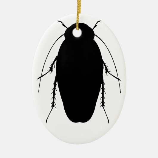 Roach-illustratie Keramisch Ornament (Voorkant)