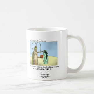 Roach Motel Funny Cartoon Coffee Mok