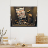 Road Agent Henry Plummer Diorama - Montana Poster (Keuken)