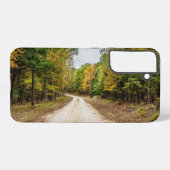 Road at Seasons Verander Samsung Telefoon Case Samsung Galaxy Hoesje (Achterkant horizontaal)