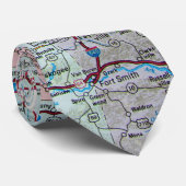 Road Atlas Stropdas (Opgerold)