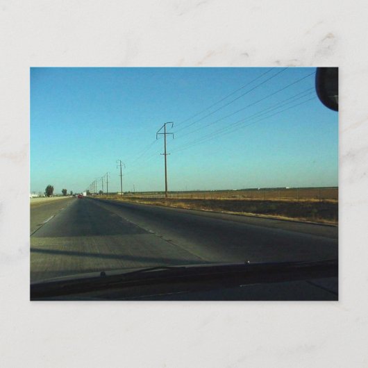Road Bakersfield Briefkaart (Voorkant)