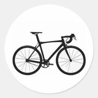 Road Bike Logo Ronde Sticker