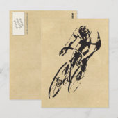 Road Bike Racing Briefkaart (Voorkant / Achterkant)