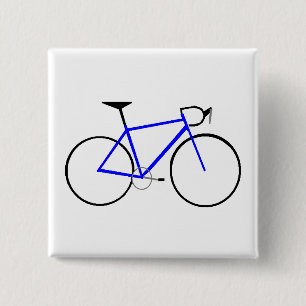 Road Bike Vierkante Button 5,1 Cm