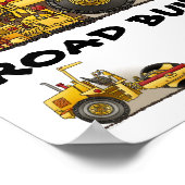 Road Builders Construction Poster Print (Hoek)