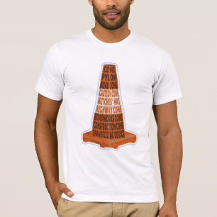 Road Cone Oranje Taraffic kegel T-shirt