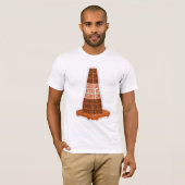 Road Cone Oranje Taraffic kegel T-shirt (Voorkant volledig)