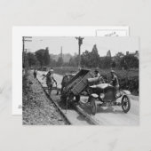 Road Crew at Work, 1925 Briefkaart (Voorkant / Achterkant)