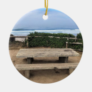 Road End, Lincoln City, Oregon Keramisch Ornament