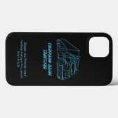 Road Haulage Semi-Truck Blue logo Case-Mate iPhone Case (Achterkant (horizontaal))