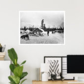 Road House Valdez Trail 1916 Poster (Thuiskantoor)