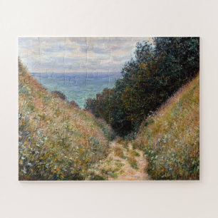 Road in La Cavée, Pourville, Monet Legpuzzel