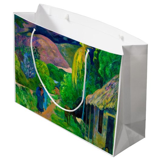 Road in Tahiti, Gauguin Groot Cadeauzakje (Achterkant Gekanteld)