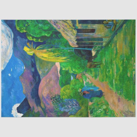 Road in Tahiti, Gauguin Tissuepapier (Voorkant)