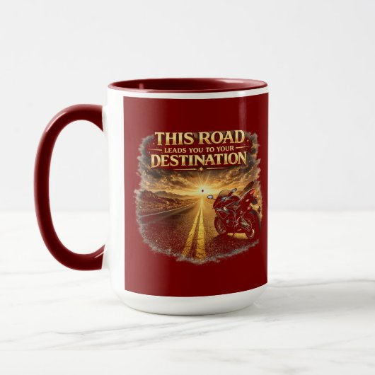 Road Leads to Your Destination Combo Mug (Gauche)