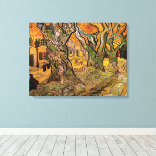 Road Menders by Vincent van Gogh Canvas Afdruk