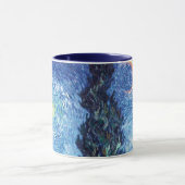 Road met Cypress en Star (1890) Vincent Van Gogh Mok (Midden)