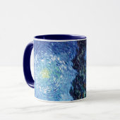 Road met Cypress en Star (1890) Vincent Van Gogh Mok (Voorkant links)