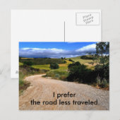 Road Miness Traveling Briefkaart (Voorkant / Achterkant)