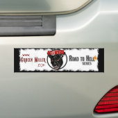 Road naar Hell Bumpersticker (Op auto)