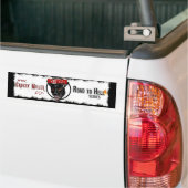 Road naar Hell Bumpersticker (Op Truck)