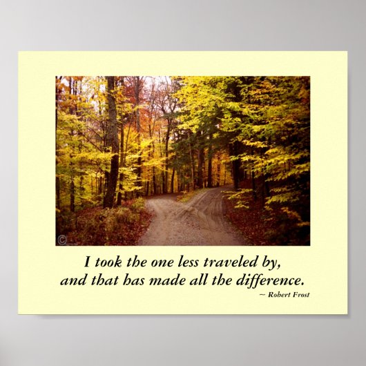 Road Niet in gebruik Poster (Voorkant)