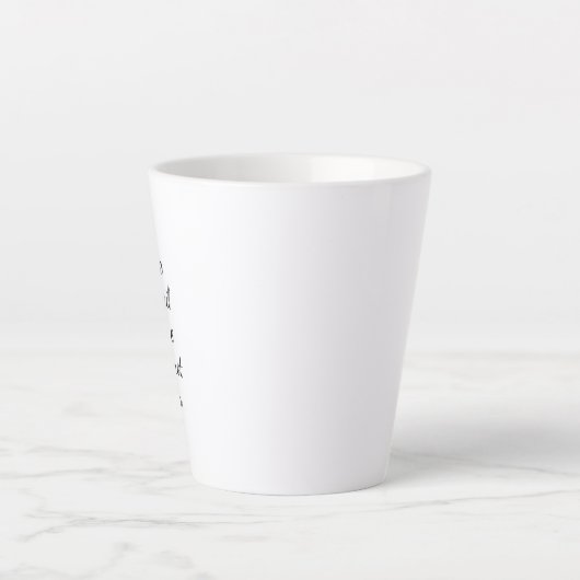 Road Niet overgenomen latte Mok (Voorkant)