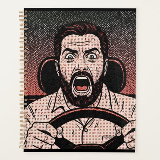 Road Rage Comic – Driver’s Fury Unleashed (Devant)