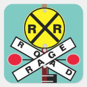 ROAD RAGE STICKER (Voorkant)