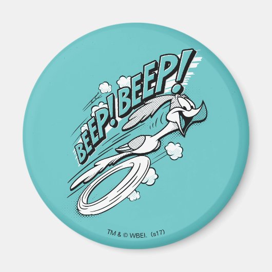 ROAD RUNNER™ BEEP BEEP!™ Halftone Magneet (Voorkant)