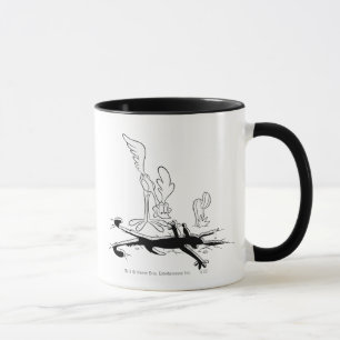 ROAD RUNNER™ en WILE E. COYOTE™ Vorm Gat Mok