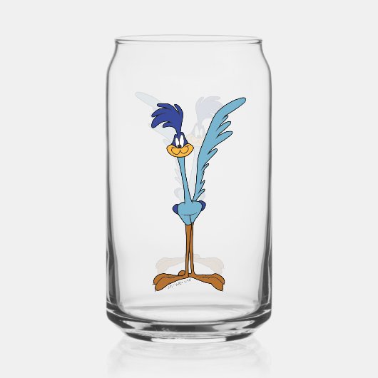 ROAD RUNNER™ in kleur Blikvorm Glas (Achterkant)