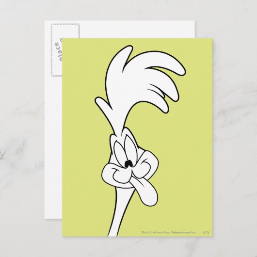 ROAD RUNNER™ Tongue Briefkaart (Voorkant / Achterkant)