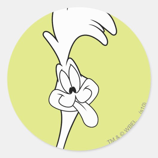 ROAD RUNNER™ Tongue Ronde Sticker (Voorkant)