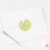 ROAD RUNNER™ Tongue Ronde Sticker (Envelop)