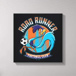ROAD RUNNER™ Voetbalclub Badge Canvas Afdruk