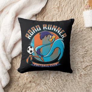 ROAD RUNNER™ Voetbalclub Logo Kussen