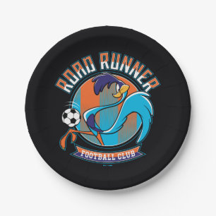 ROAD RUNNER™ Voetbalclub Logo Papieren Bordje