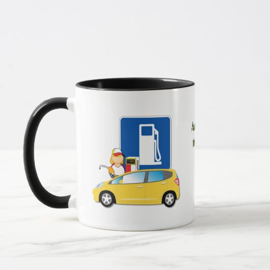 Road Signs and Yellow Automobile Mok (Links)