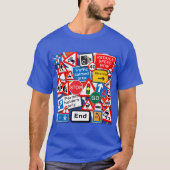 Road Signs T-Shirt (Voorkant)