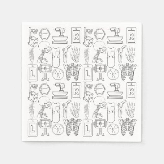 Road Tech Party Servet (Voorkant)