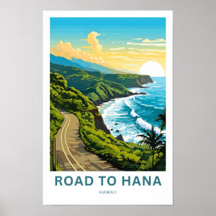 Road to Hana Hawaii Reisprint Poster