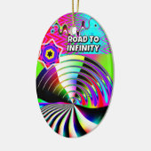 Road to Infinity Keramisch Ornament (Links)