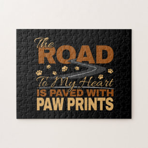 Road to My Heart Paved in Paw Prints Hondenliefheb Legpuzzel