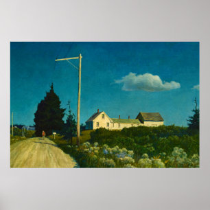 Road to the Jones House door Newell Convers Wyeth Poster
